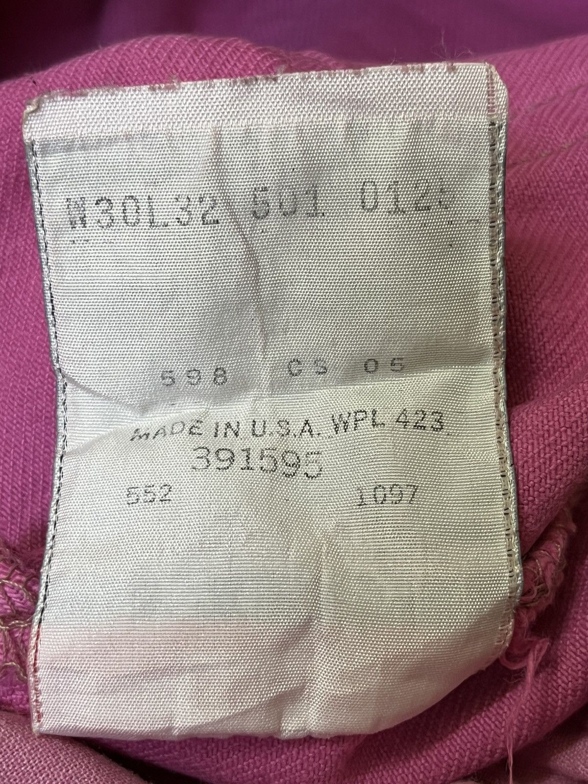 Levi's VINTAGE 90s LEVI’S 501 CUSTOM PRISONER INSPIRED ROBINS JEANS Size US 29 - 19 Thumbnail