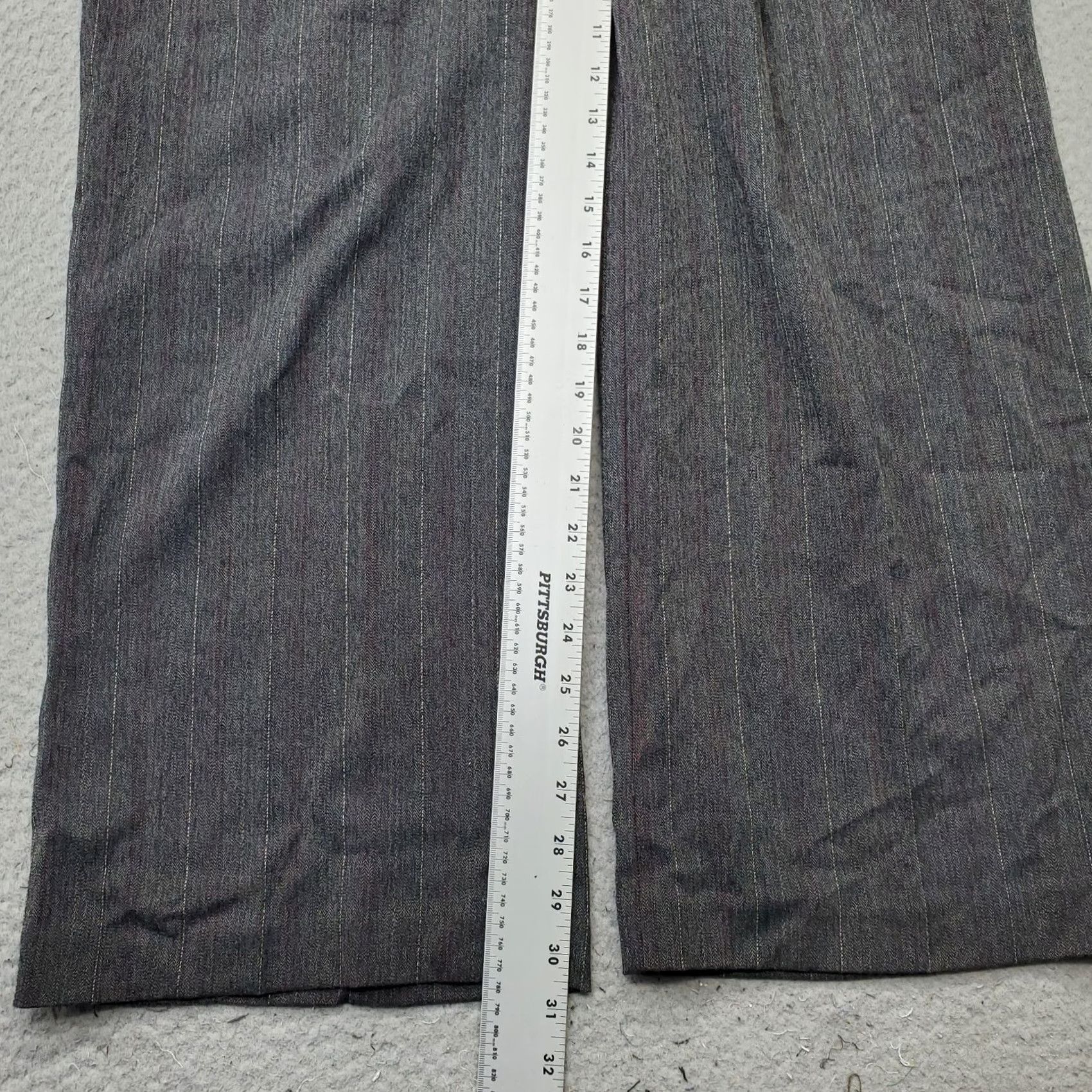 Vintage Chico's Trouser Pants Womens XL Multi Stretch Pinstriped Ultimate Fit Straight Pant Shirt? Size 40" / US 18 - 4 Thumbnail