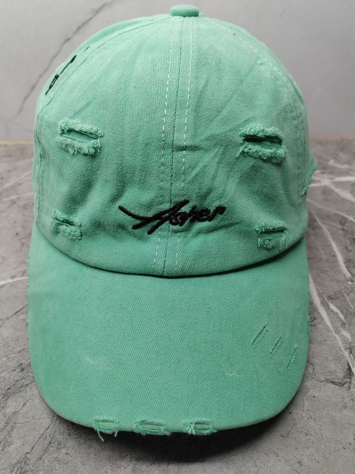 Japanese Brand Vintage Asher Distressed Style Cap Hat Size ONE SIZE - 2 Thumbnail