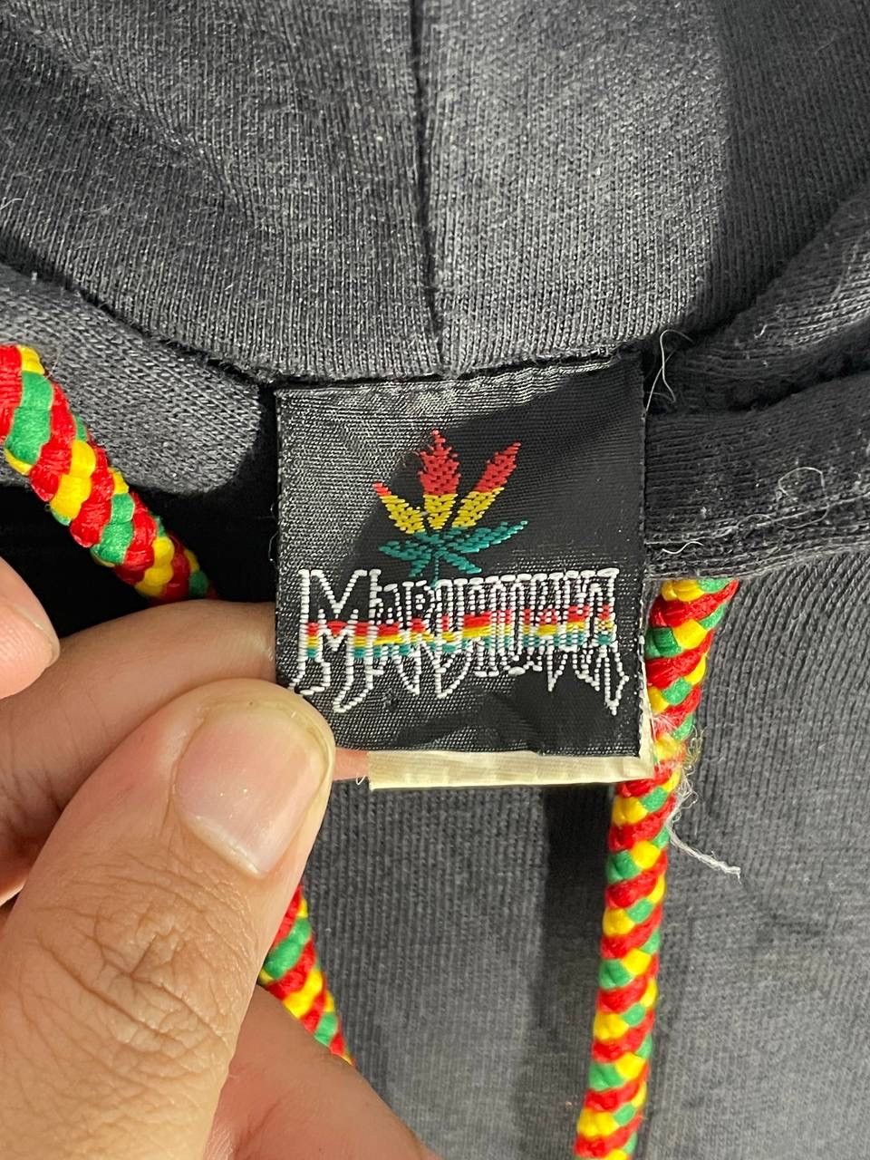 Other Vintage marijuana reggae hoodie size L Size US L / EU 52-54 / 3 - 8 Thumbnail
