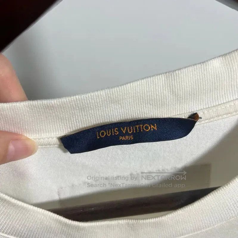 Louis Vuitton Louis Vuitton White Cotton Men's T-Shirt . Size US M / EU 48-50 / 2 - 3 Thumbnail