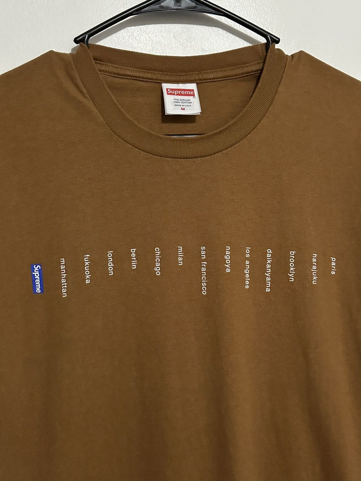 Supreme Supreme Location Tee Size US M / EU 48-50 / 2 - 2 Thumbnail