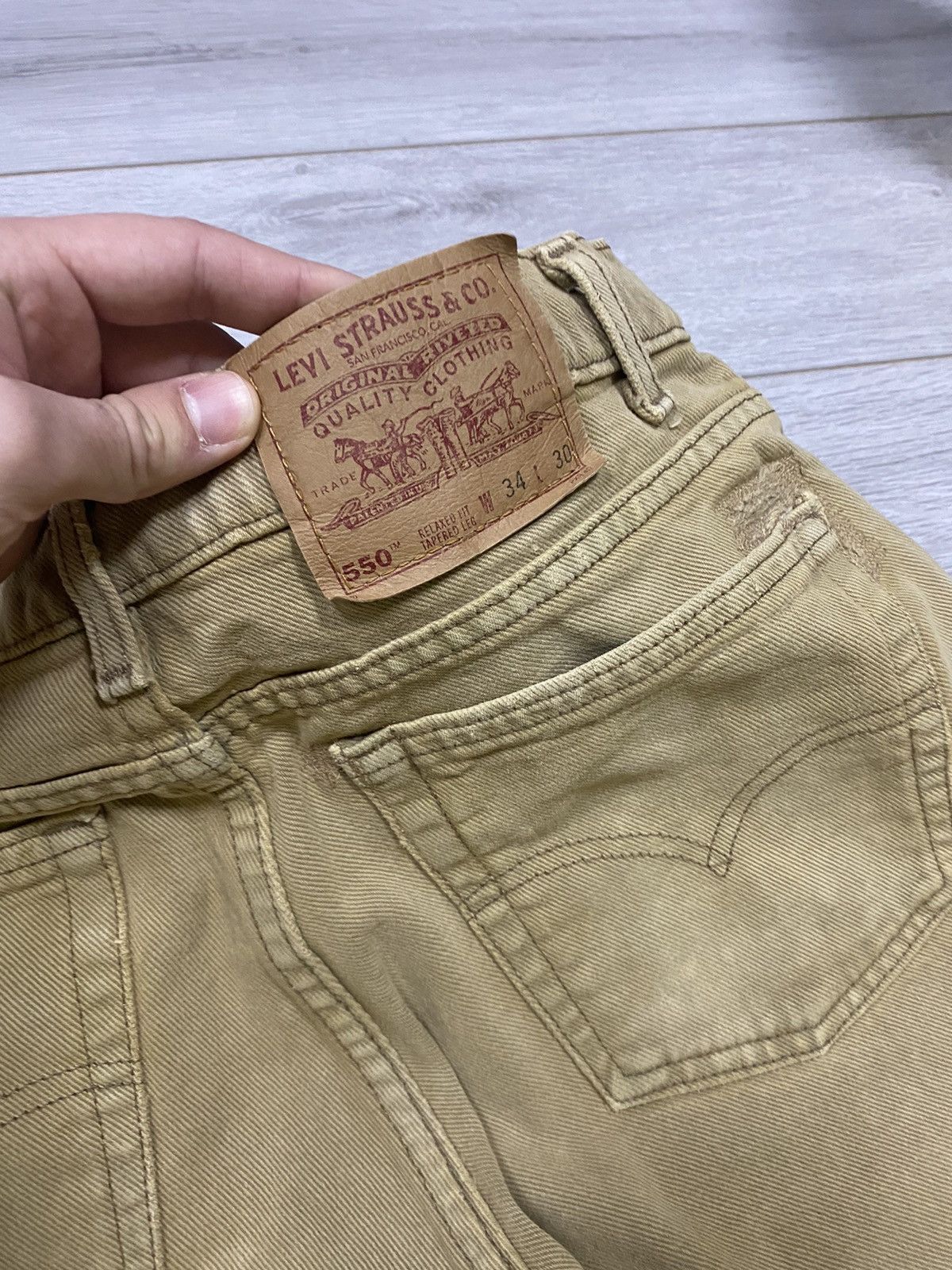 Levi's Levi’s vintage 550 made in USA wide jeans Size US 34 / EU 50 - 5 Thumbnail