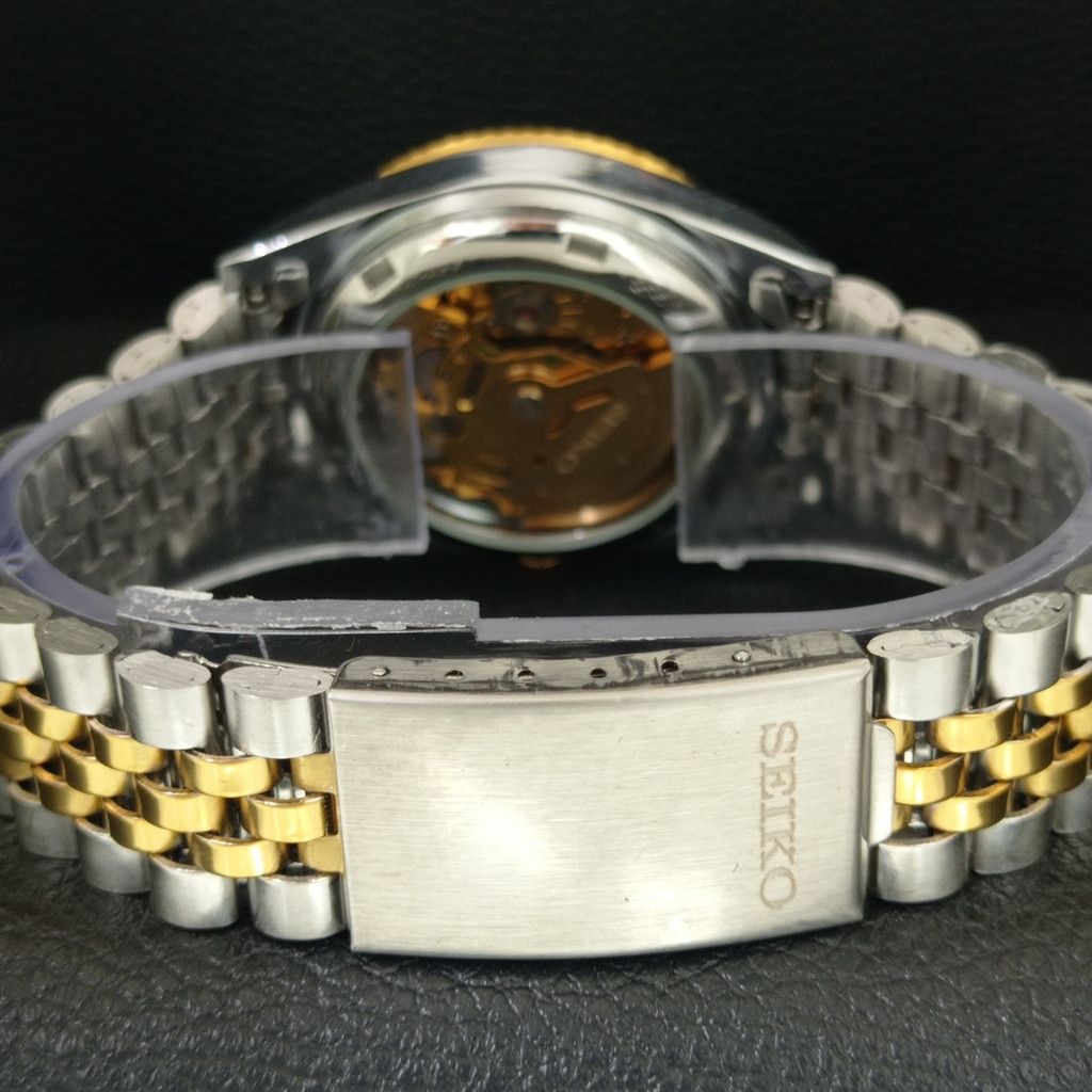 Seiko REFURBISHED VINTAGE SEIKO 5 AUTO JAPAN MENS WATCH a443186 Size 36 - 2 Thumbnail