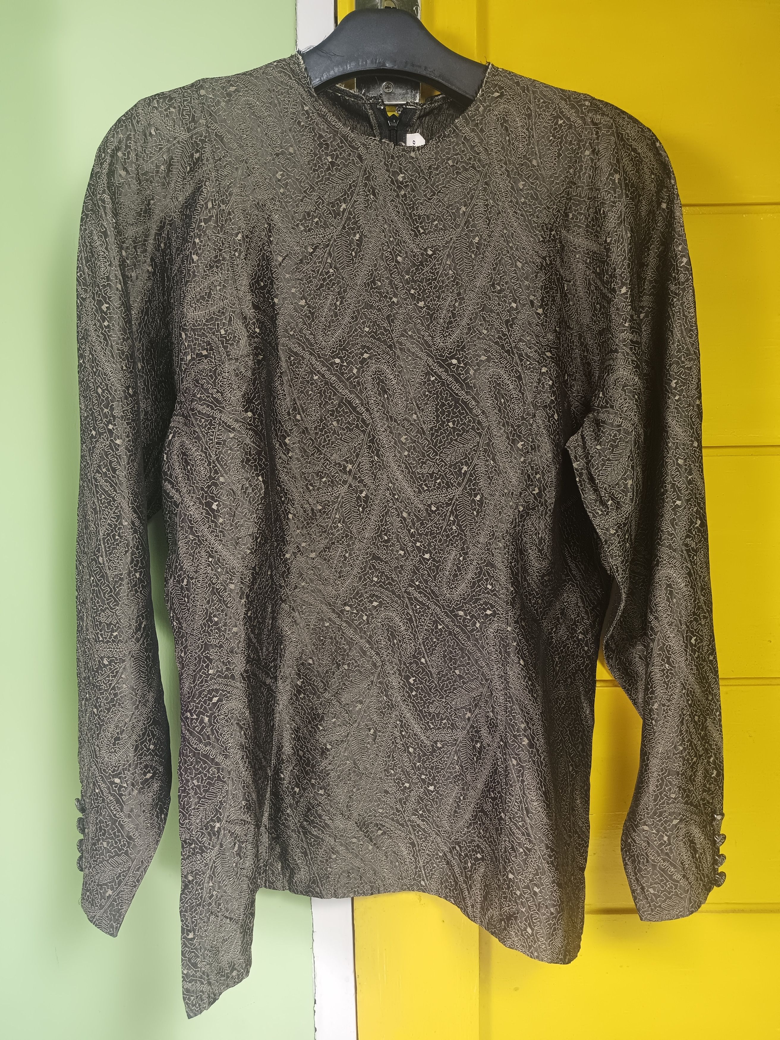 Hiroko Koshino Homme × Japanese Brand × Vintage Vintage HIROKO KOSHINO Pret A Porter Long Sleeve Size US M / EU 48-50 / 2 - 15 Thumbnail