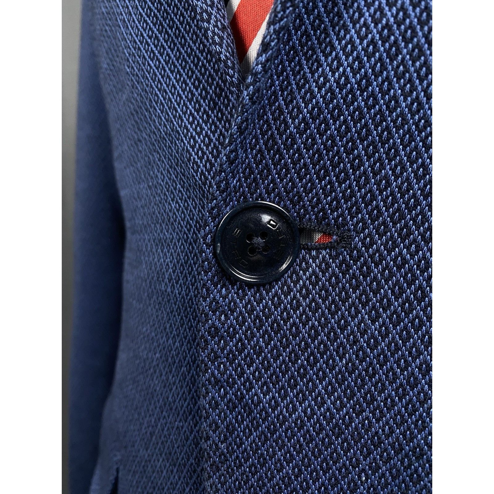 Etro ETRO Men's Blue Slim Fit Blazer Sportcoat Jacket Size 48 Size 48R - 8 Thumbnail