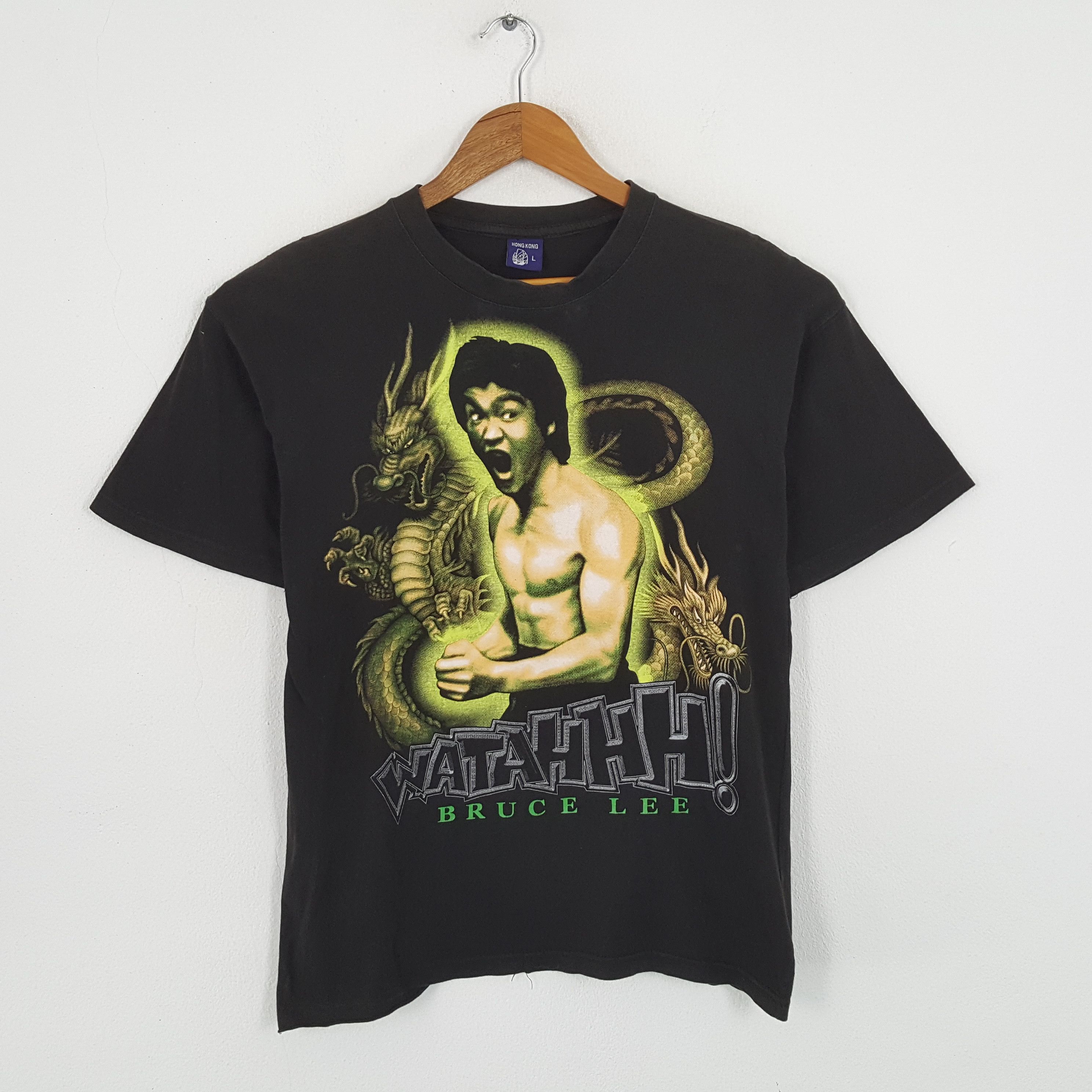 Vintage Vintage BRUCE LEE American Artist Movie T-Shirts Size US M / EU 48-50 / 2 - 1 Thumbnail