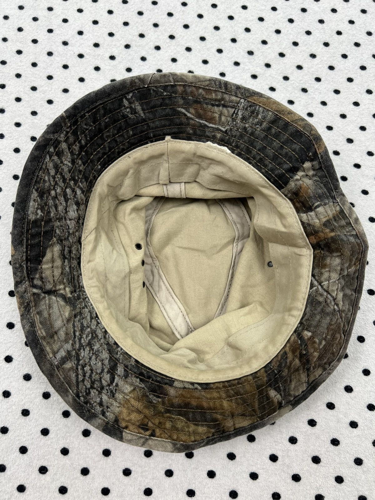 Vintage Vintage Realtree Hardwoods Camo Bucket Hat Size ONE SIZE - 6 Thumbnail