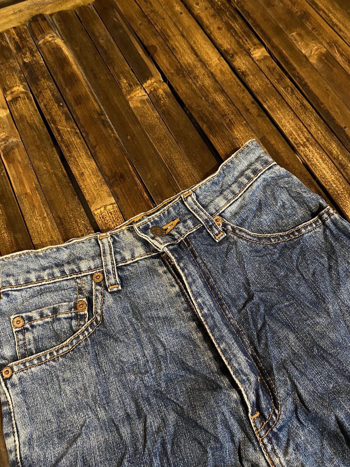 Japanese Brand × Levi's × Vintage LEVIS 515 DENIM PANTS Size 24" / US 00 / IT 34 - 7 Thumbnail
