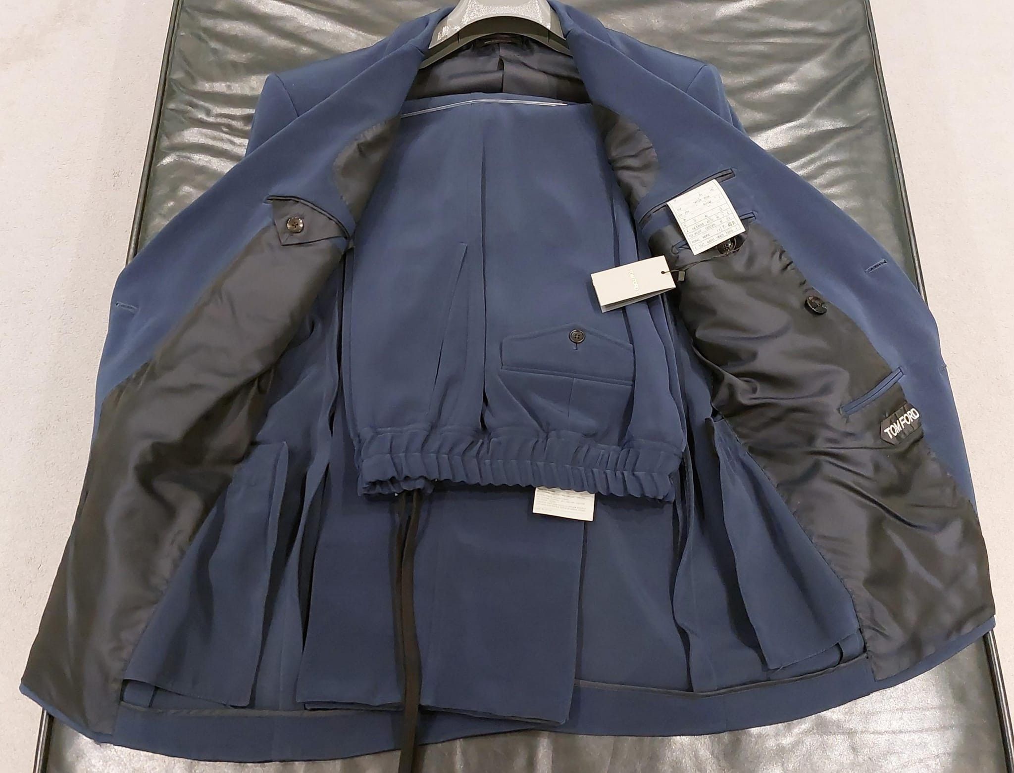 Tom Ford o1loc1c0824 15DD40SZ Cooper Jacket Suit in Blue Size US S / EU 44-46 / 1 - 2 Thumbnail