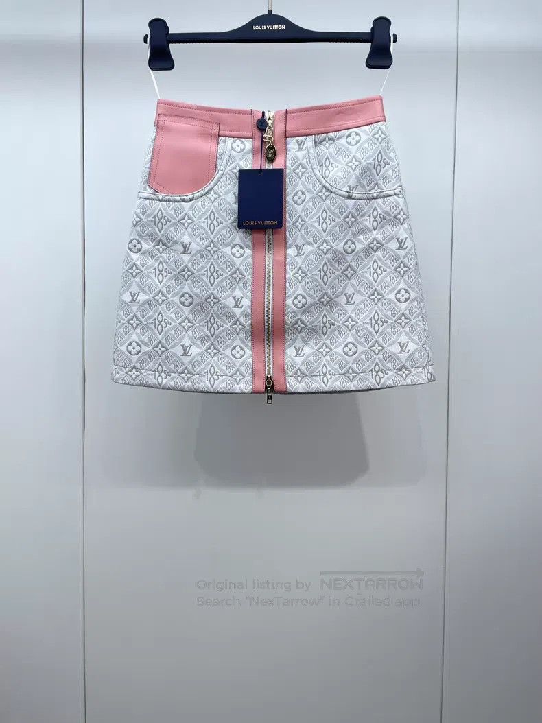 Louis Vuitton Louis Vuitton 1854 Collection Patchwork Skirt Size 33" - 1 Thumbnail