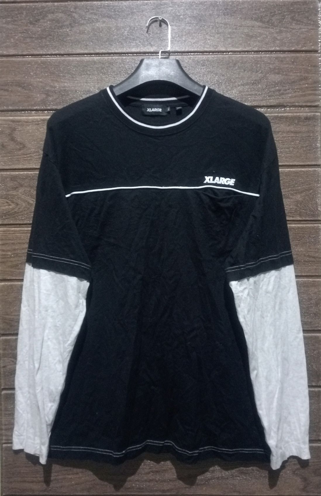 Xlarge Vintage XLARGE Layered Long Sleeve Tshirt Size US XL / EU 56 / 4 - 1 Thumbnail