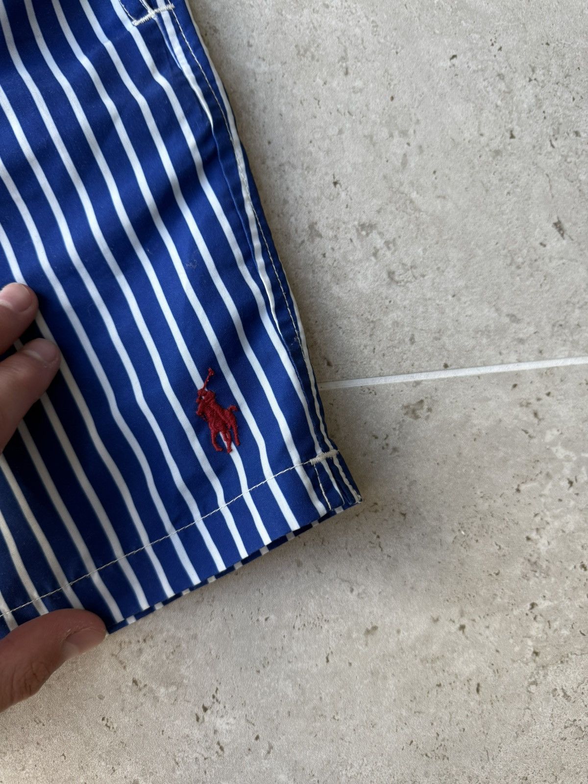 Polo Ralph Lauren Vintage Polo Ralph Lauren Striped Swim Shorts Size US 36 / EU 52 - 3 Thumbnail