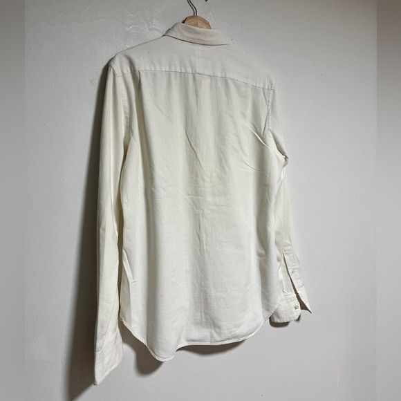Club Monaco Club Monaco White Cotton Slim Fit Shirt - Size M Size US M / EU 48-50 / 2 - 4 Thumbnail