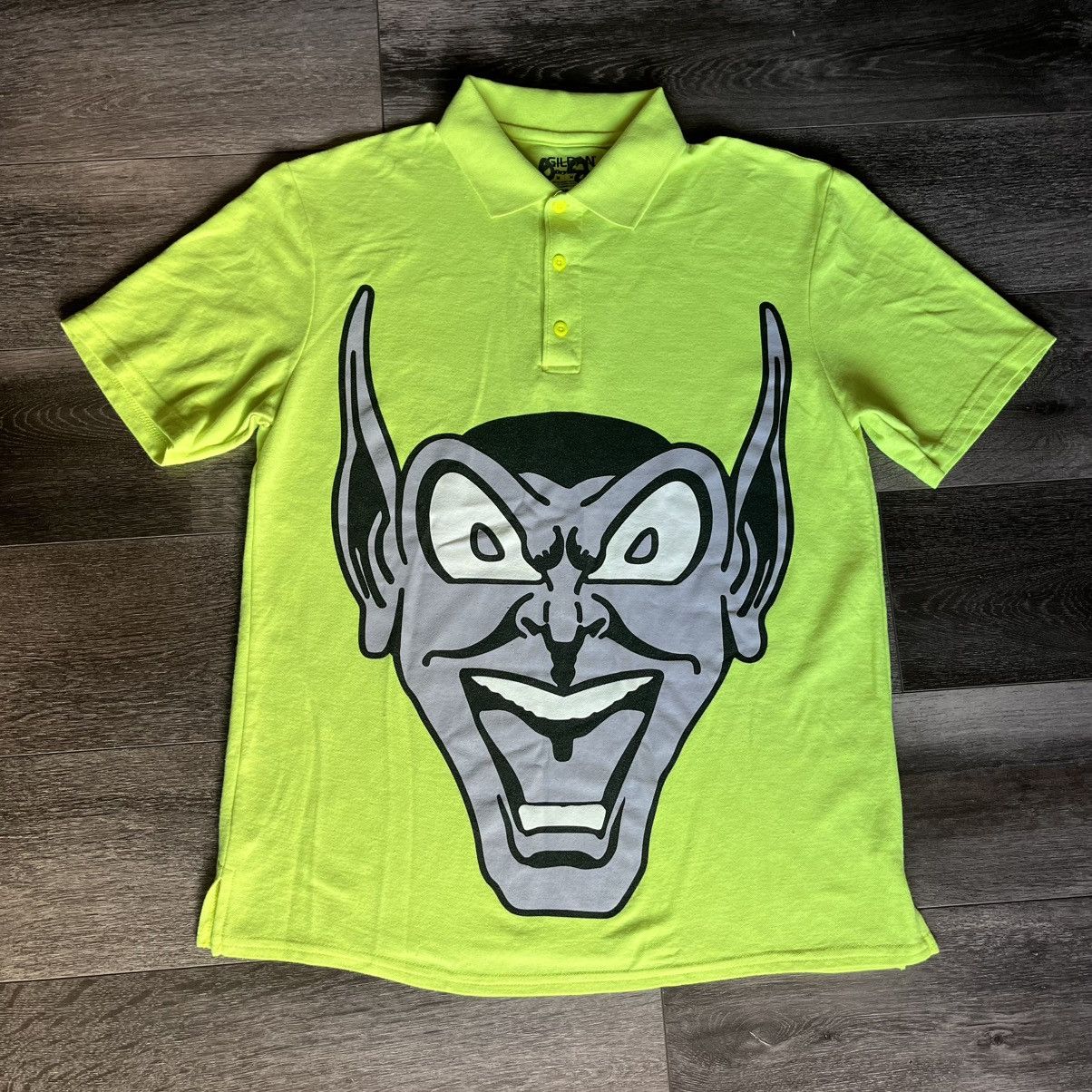 Asspizza Babbitt Goblin Revived Logo Polo Shirt Highlighter