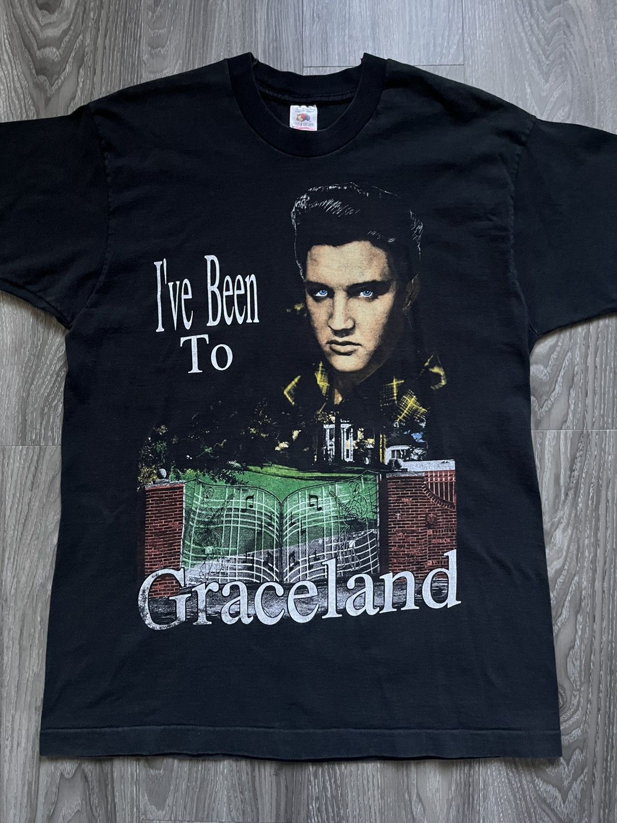 Band Tees Vintage 90’s Elvis Graceland Single Stitch Size US L / EU 52-54 / 3 - 1 Thumbnail