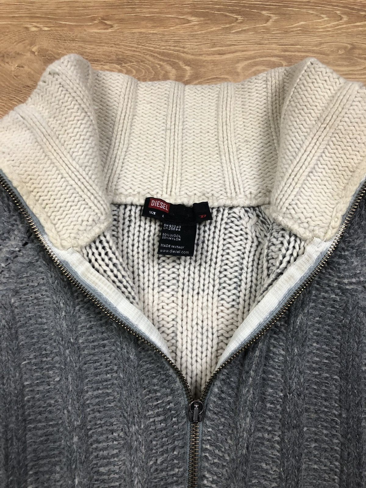 Diesel × Vintage Vintage Diesel Archive Zip Up Size S / US 4 / IT 40 - 4 Thumbnail