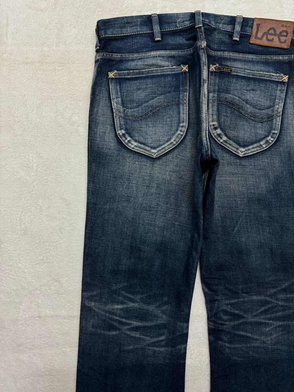 Vintage FLARE Vintage Lee Riders Insane Sand Mudwash Denim Jeans Size US 30 / EU 46 - 15 Thumbnail