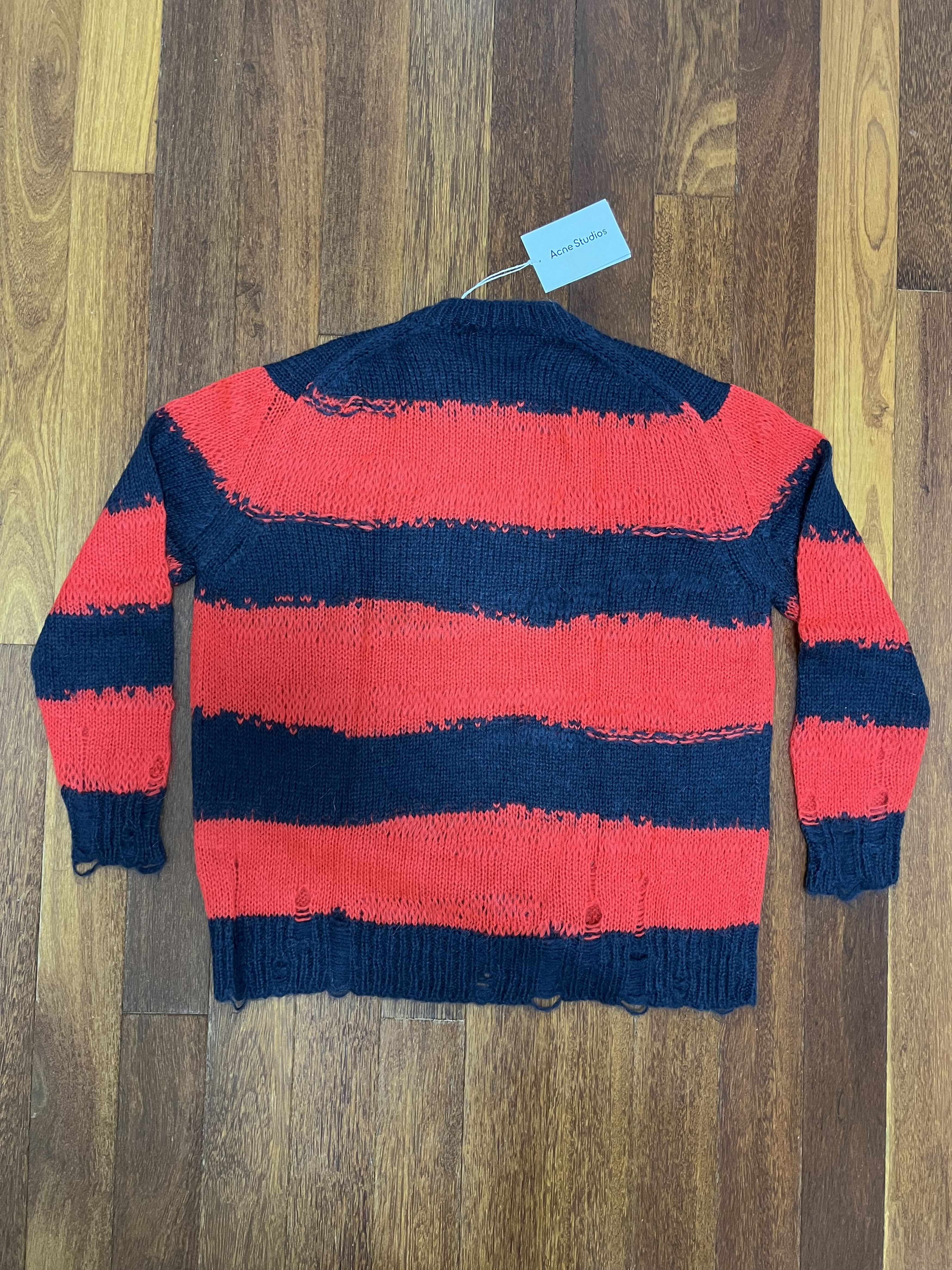 Acne Studios 💚 RARE GRAIL Acne Studios Kurt Cobain Distressed Sweater Size US M / EU 48-50 / 2 - 3 Thumbnail
