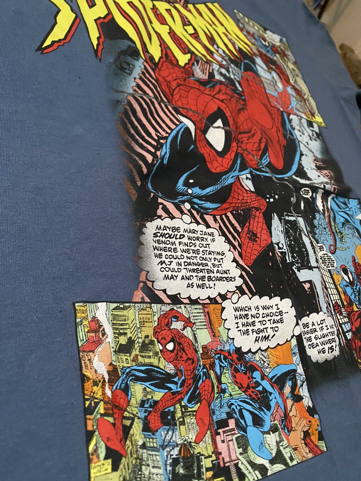 Marvel Comics × Vintage Vintage Spider Man Comic Tee Size US M / EU 48-50 / 2 - 1 Thumbnail