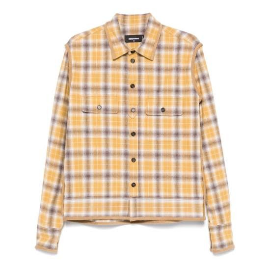 Dsquared2 DSQUARED2 Women Shirts D35160 S75DL0898 001F YELLOW Size M / US 6-8 / IT 42-44 - 1 Thumbnail