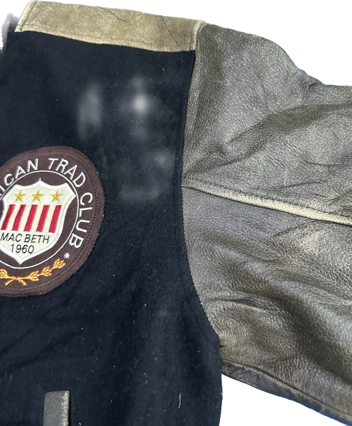 Macbeth Vtg Macbeth American Trad Club Varsity Leather/Wool Jacket Size US L / EU 52-54 / 3 - 6 Thumbnail