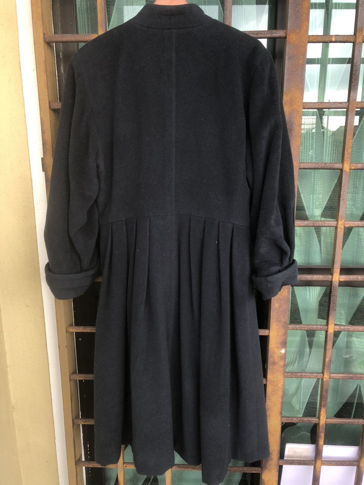 Yves Saint Laurent Yves Saint Laurent Green Wool Dress Size M / US 6-8 / IT 42-44 - 6 Thumbnail