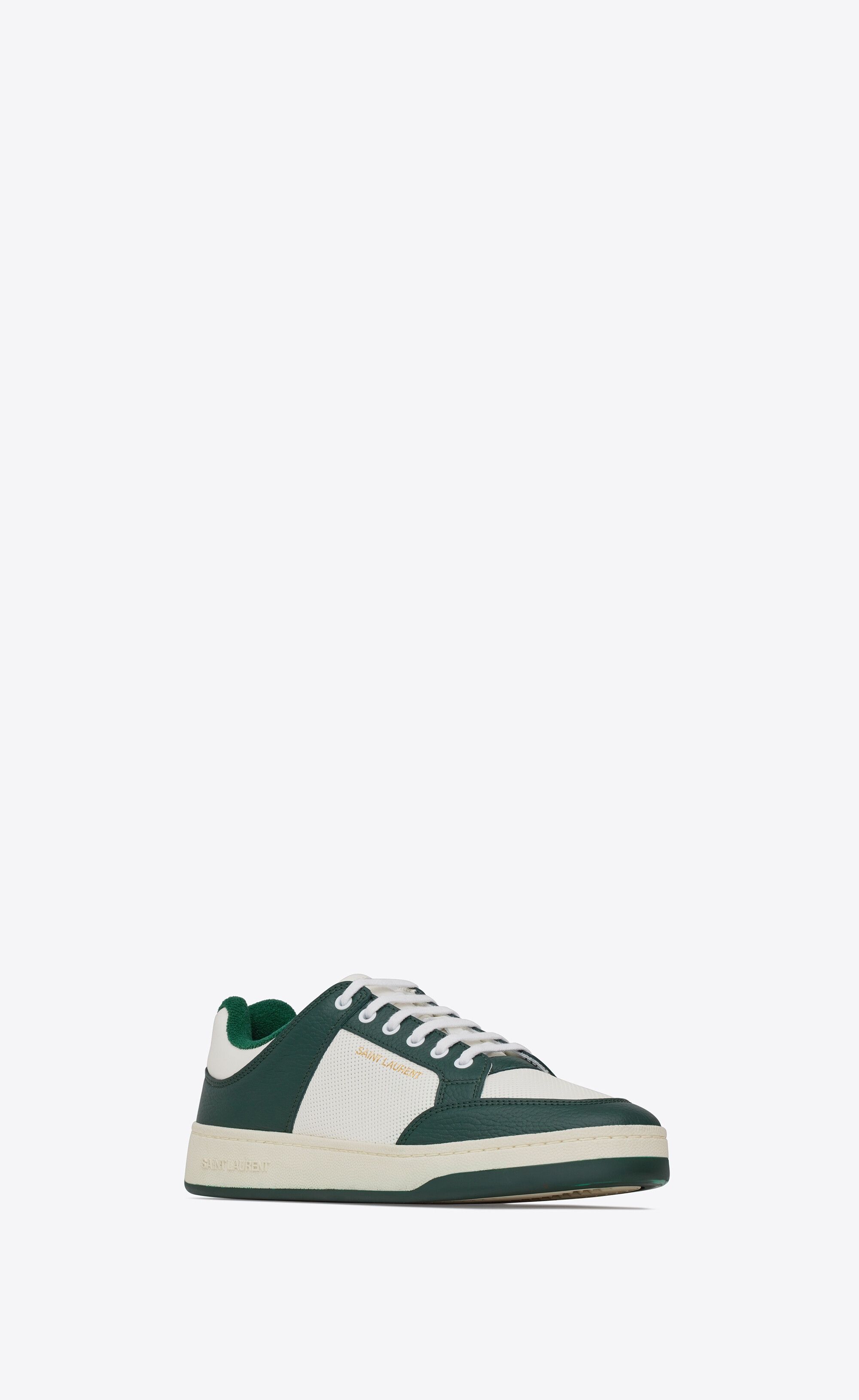 Saint Laurent Paris oc11z0126 713600 SL/61 Sneakers In Perforated Leather Size US 6 / EU 39 - 4 Thumbnail