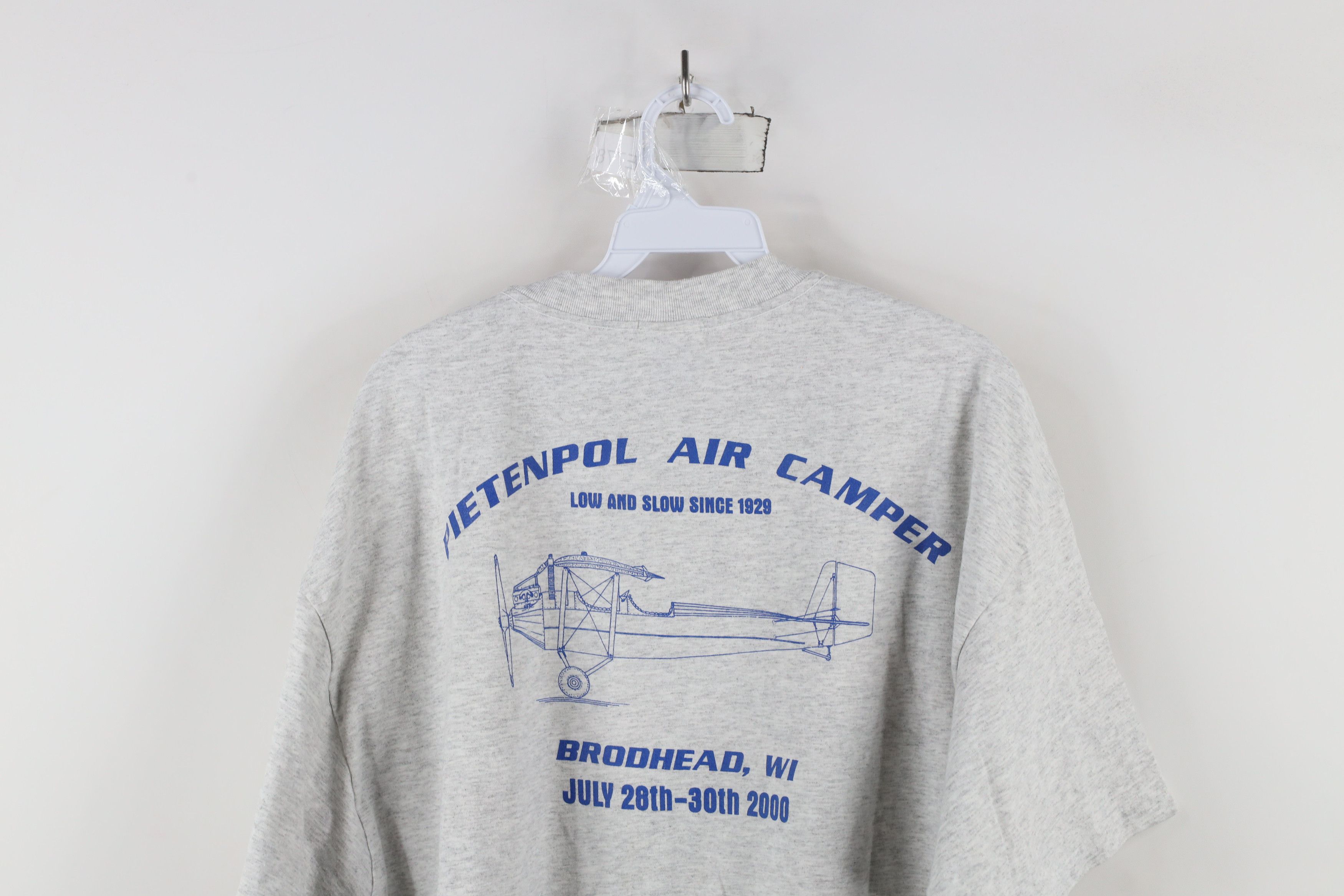 Vintage Vintage 90s Pietenpolo Aircamper Short Sleeve T-shirt Size US XL / EU 56 / 4 - 12 Thumbnail