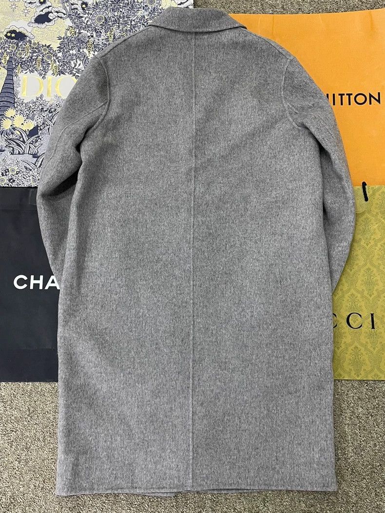 Acne Studios Acne Studios Grey Wool Coat for All Genders- Size US L / EU 52-54 / 3 - 3 Thumbnail