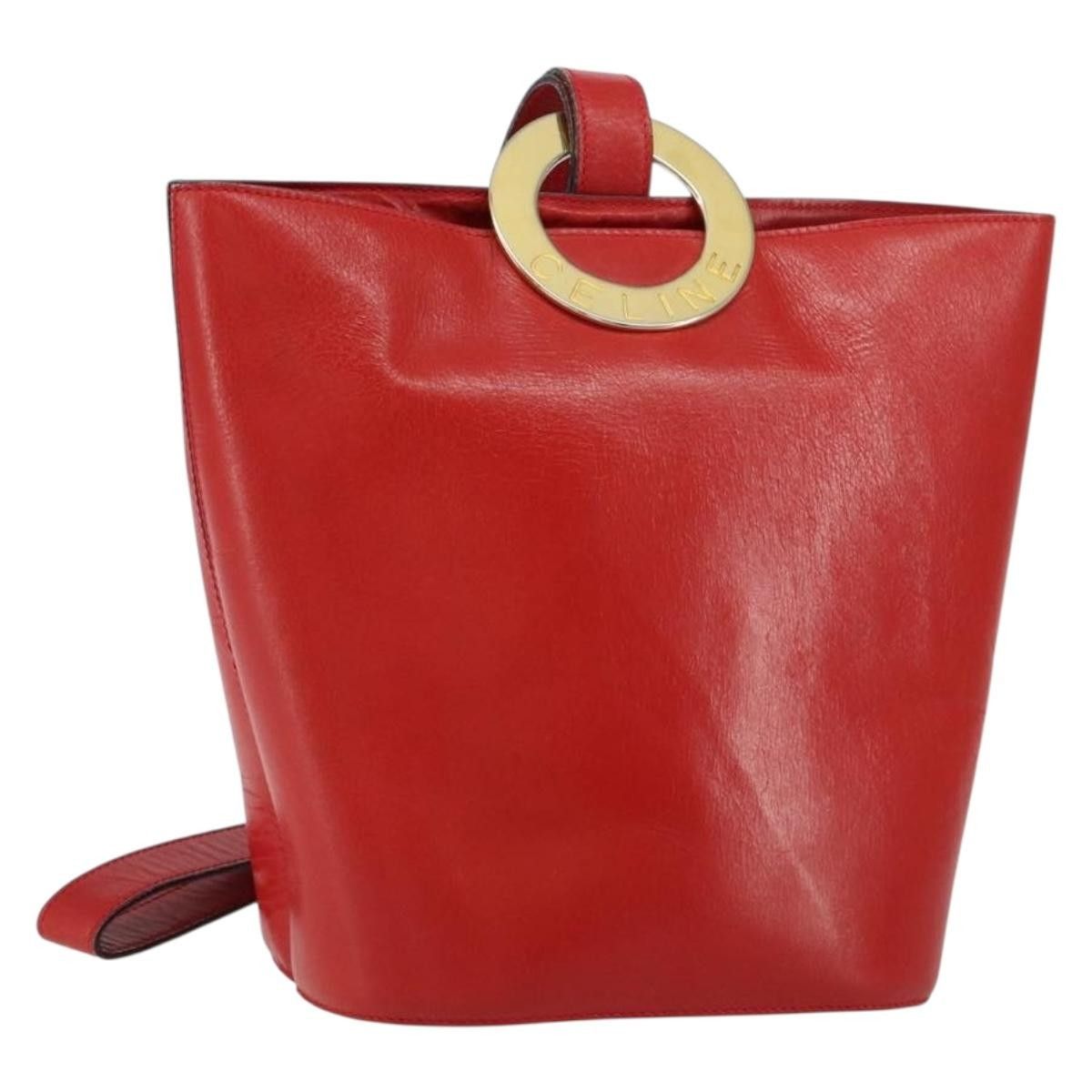 Celine Celine Circle Logo Shoulder Bag Leather Size ONE SIZE - 1 Thumbnail