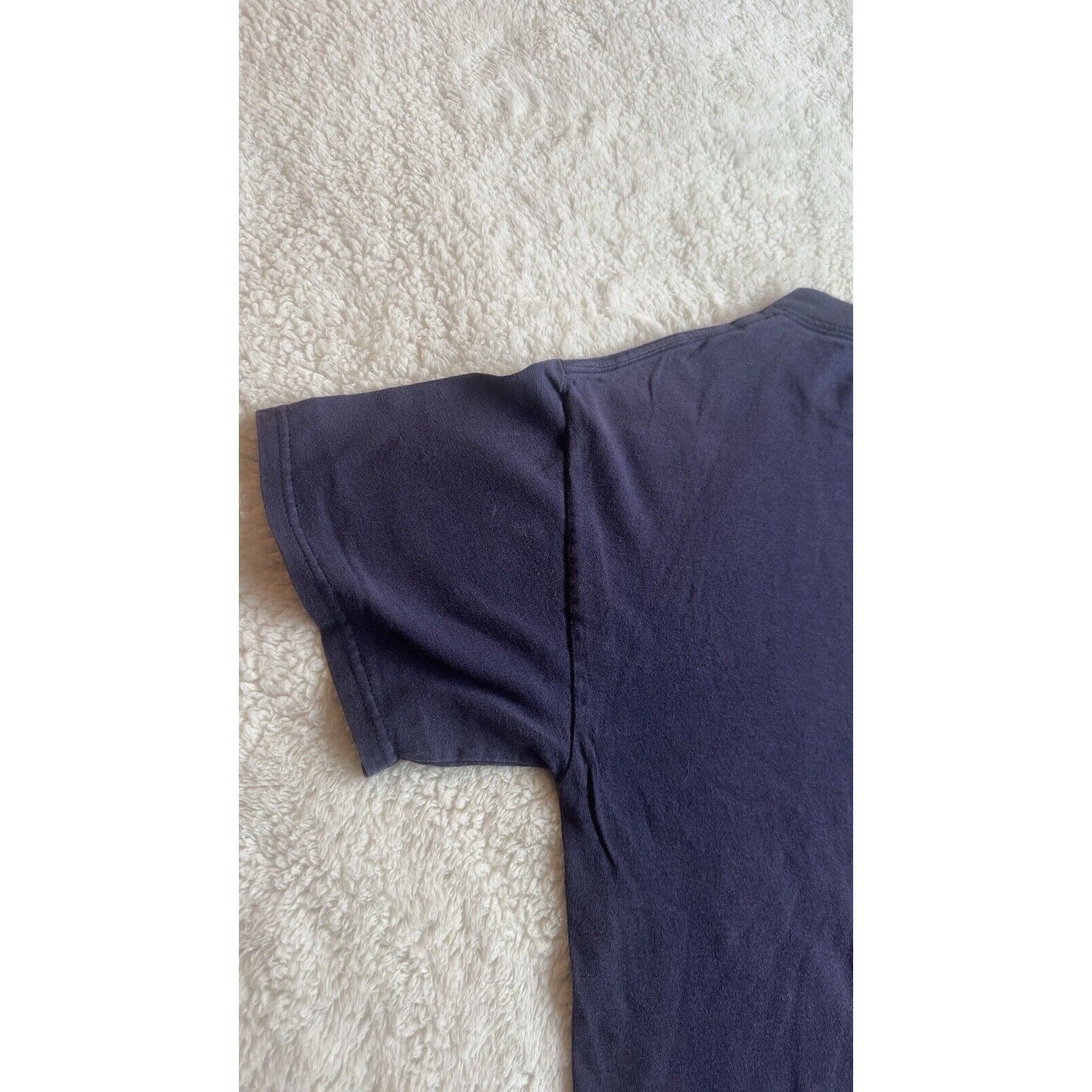 Delta Vtg Y2K Beer is Food Navy Graphic Shirt Delta Mens Sz M Size US M / EU 48-50 / 2 - 11 Thumbnail