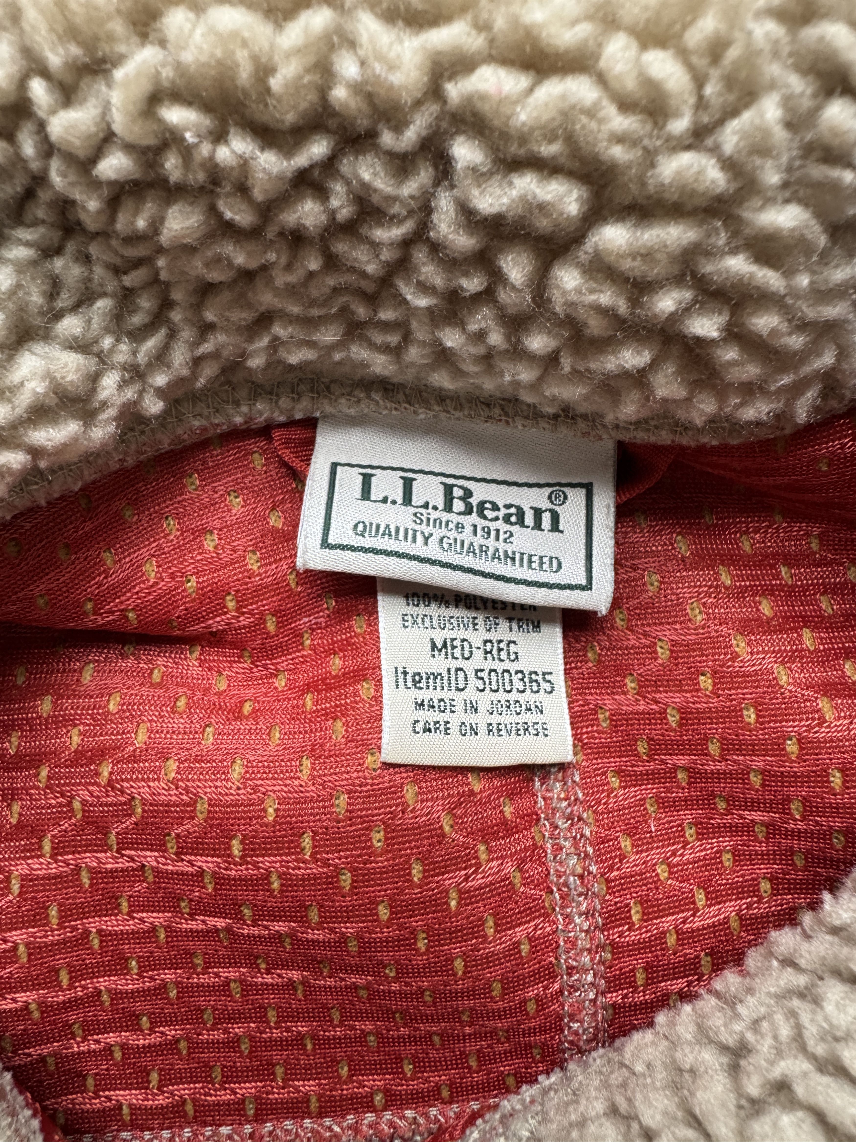 L.L. Bean Vintage L.L. Bean Oatmeal Fleece w/ Mesh Liner M Size US M / EU 48-50 / 2 - 3 Thumbnail