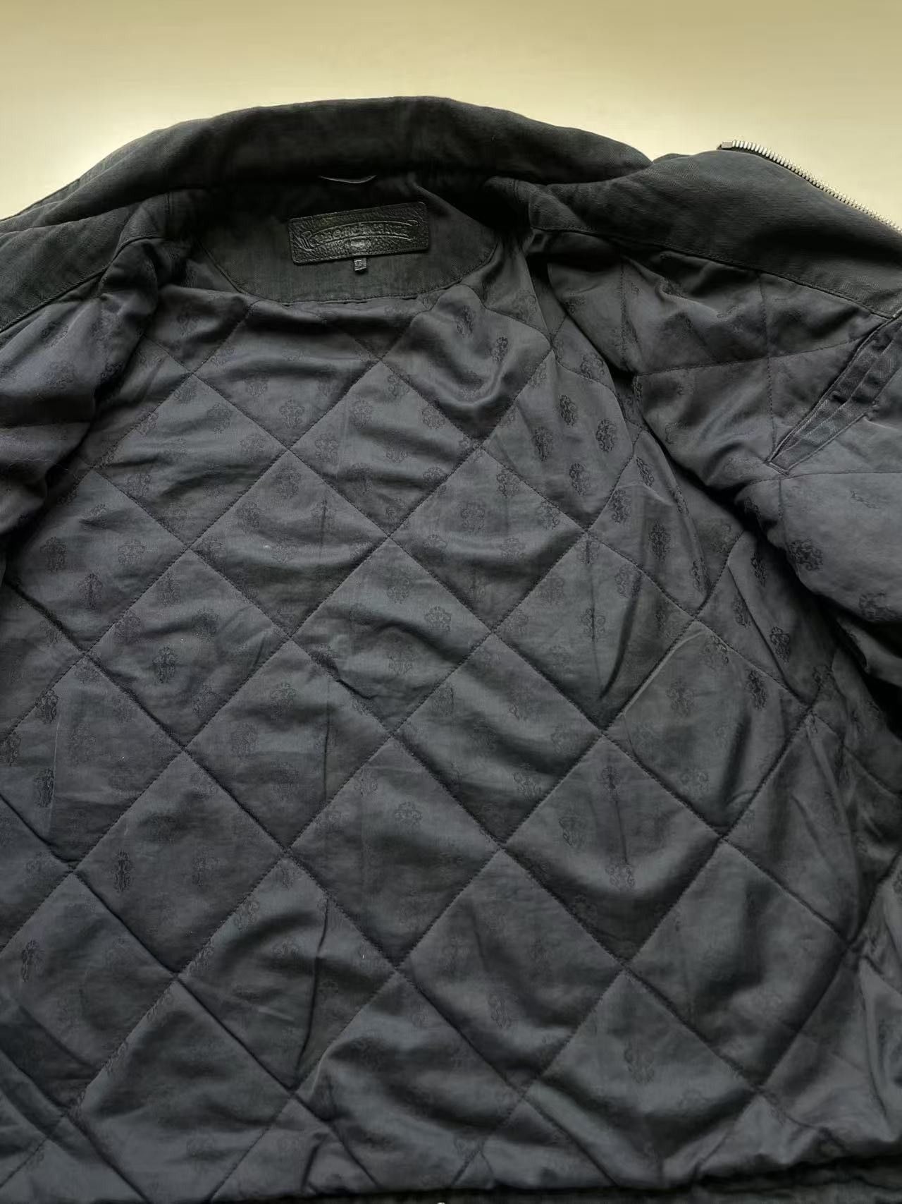 Chrome Hearts Chrome Hearts Black Wash Denim Dagger Zip Jacket Size US L / EU 52-54 / 3 - 11 Thumbnail