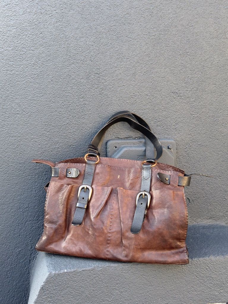 HENRY BEGUELIN × Vintage Henry Beguelin Handbag Purse Brown Leather Size ONE SIZE - 1 Thumbnail