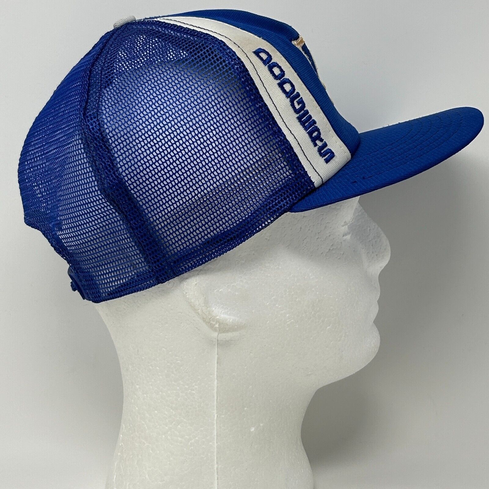Vintage Vintage Los Angeles LA Dodgers Trucker Hat Baseball Cap Blue Size ONE SIZE - 10 Thumbnail
