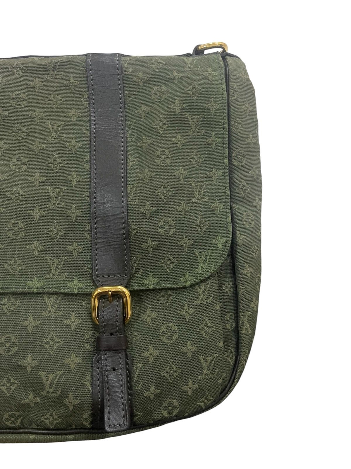Louis Vuitton LOUIS VUITTON KHAKI MONOGRAM MINI LIN MAMAN BAG Size ONE SIZE - 3 Thumbnail