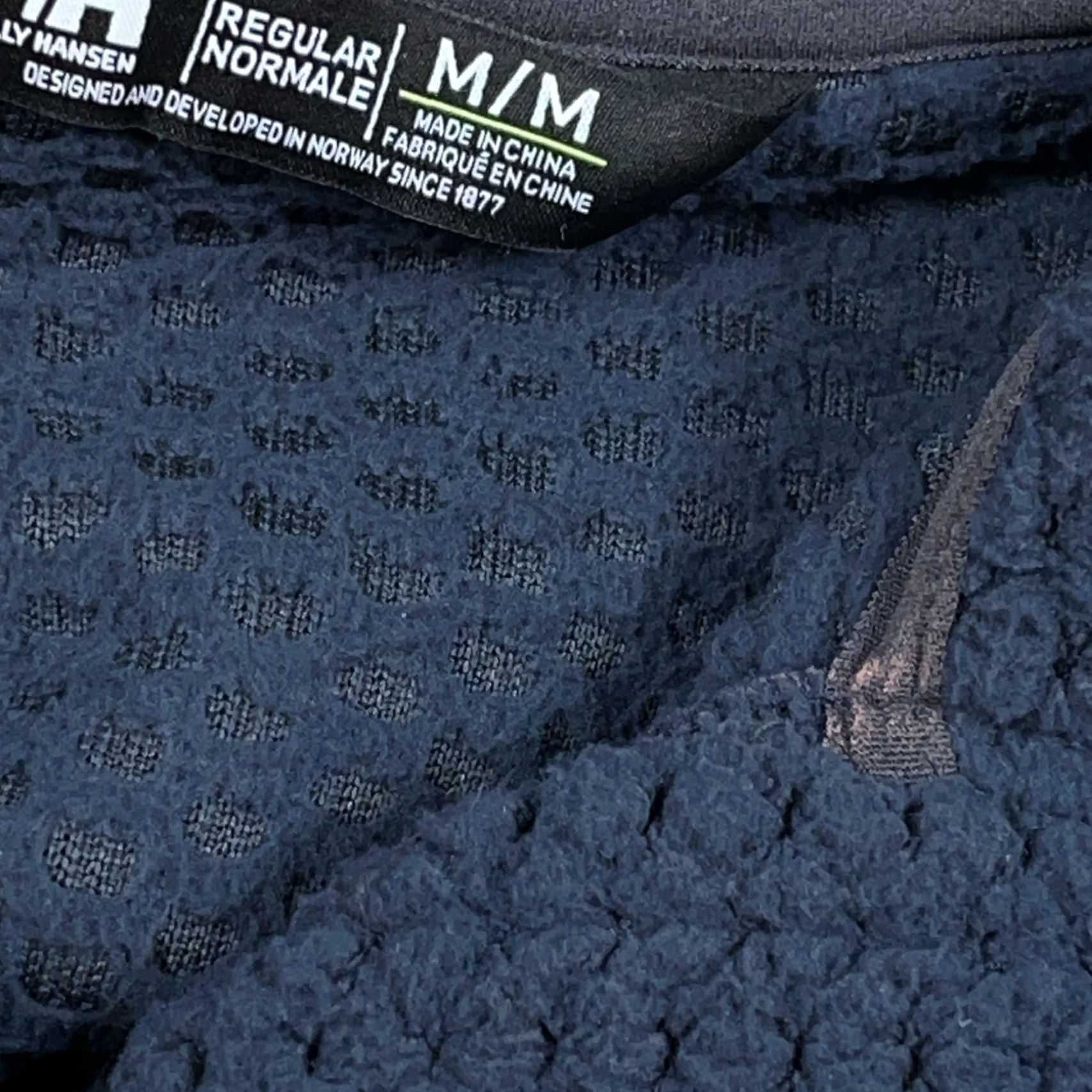 Helly Hansen Helly Hansen Sweater Women M Navy Blue Pullover 1/4 Zip Fleece Mock Neck All Seasons Long Sleeve Raglan Logo Zipper Size M / US 6-8 / IT 42-44 - 6 Thumbnail