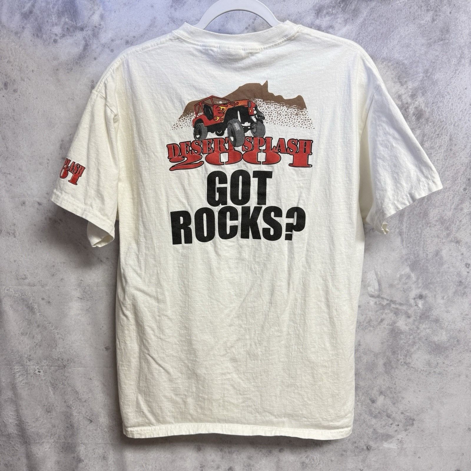 Vintage Vintage Desert Splash 2001 Off Road Racing T Shirt Mens L Size US L / EU 52-54 / 3 - 2 Thumbnail