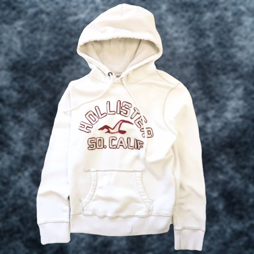 Vintage Hollister So Cal Sweatshirt Hoodie Men Small White