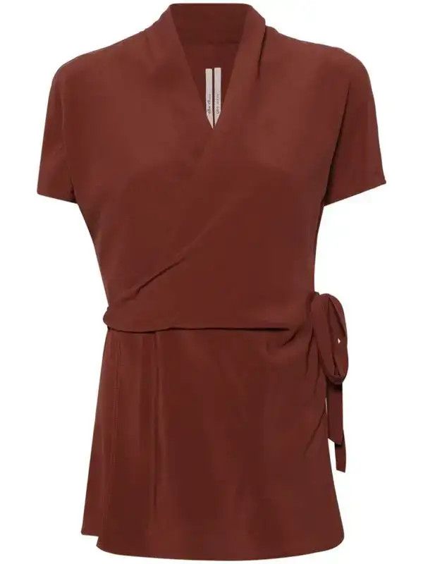 Rick Owens o1y0126 Blouse in Brown Size XS / US 0-2 / IT 36-38 - 1 Thumbnail