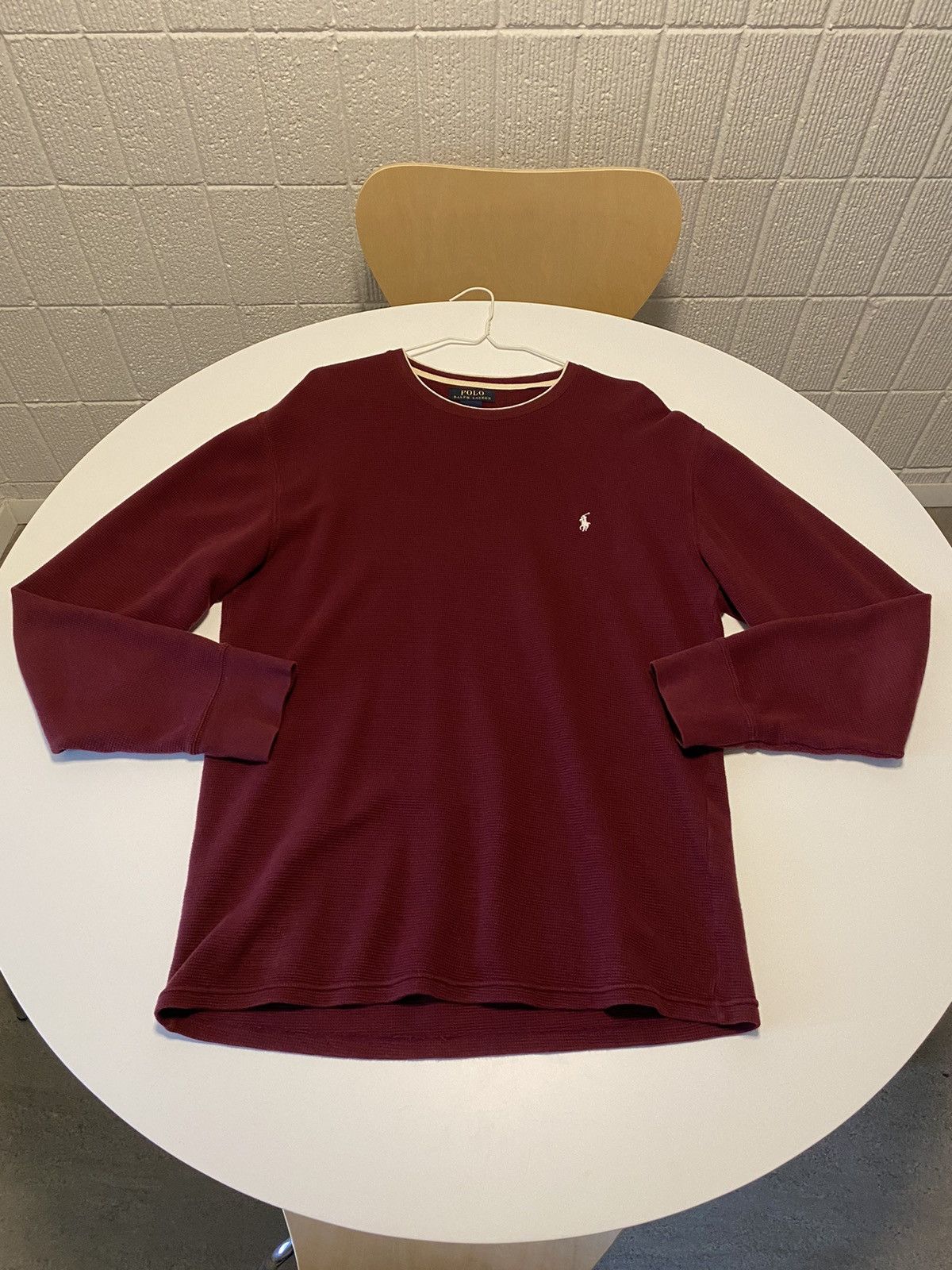 Polo Ralph Lauren Waffle Knit Long Sleeve Shirt