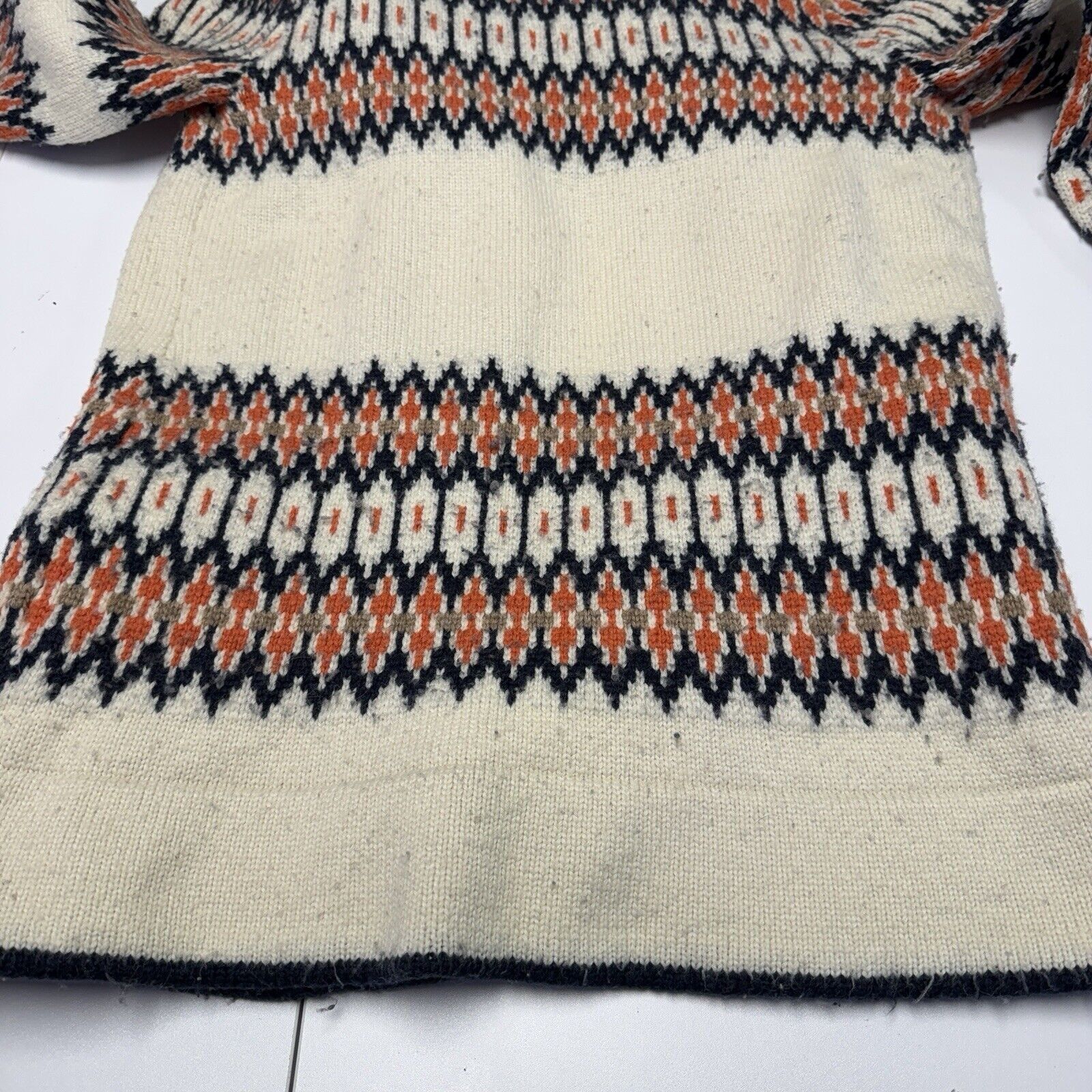 Lucky Brand Lucky Brand Knit Cardigan Sweater Womens Medium Striped Wool Size M / US 6-8 / IT 42-44 - 9 Thumbnail