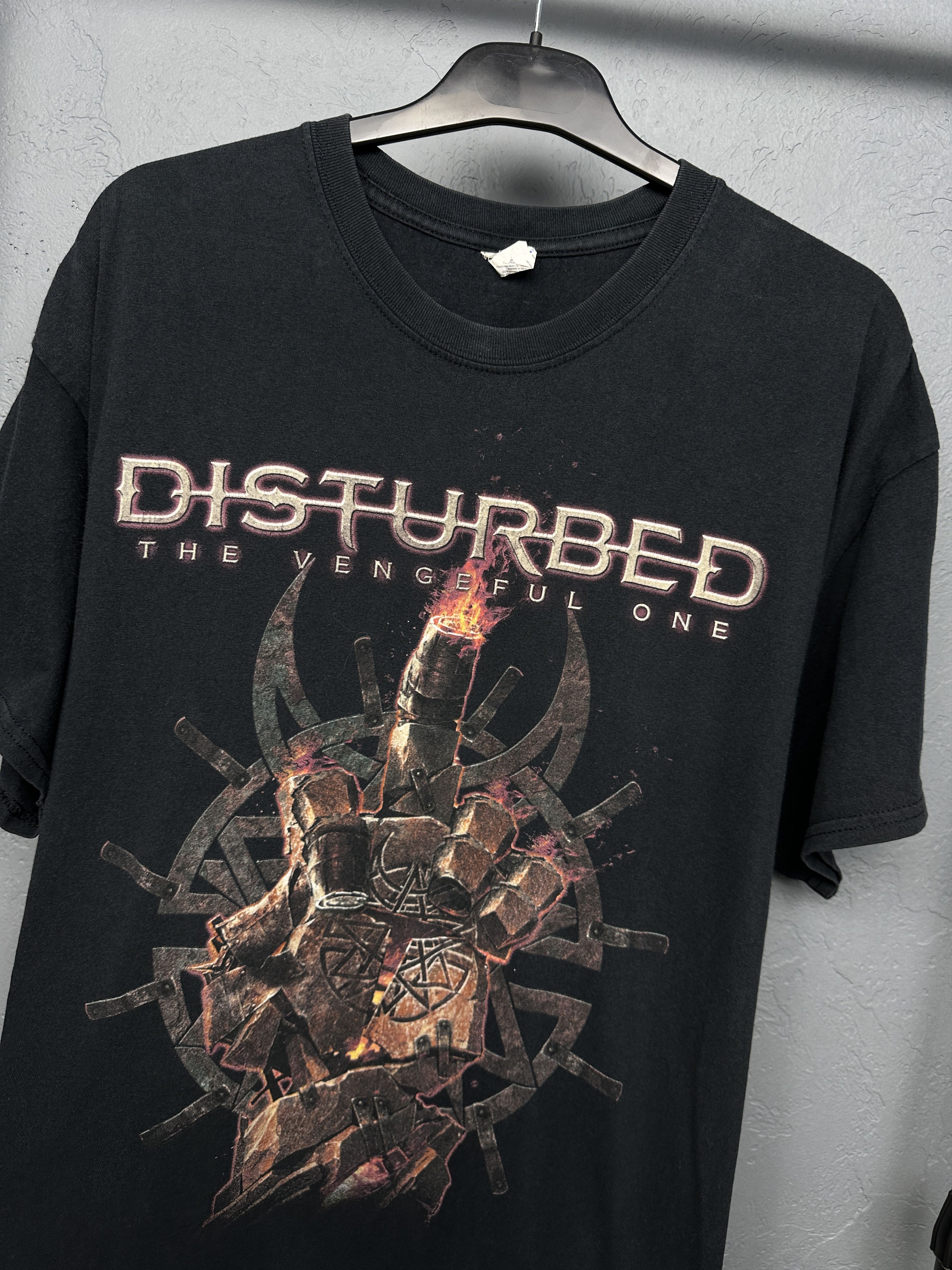 Band Tees Disturbed The Vengeful One Mens Rock Band T-Shirt Size US L / EU 52-54 / 3 - 2 Thumbnail