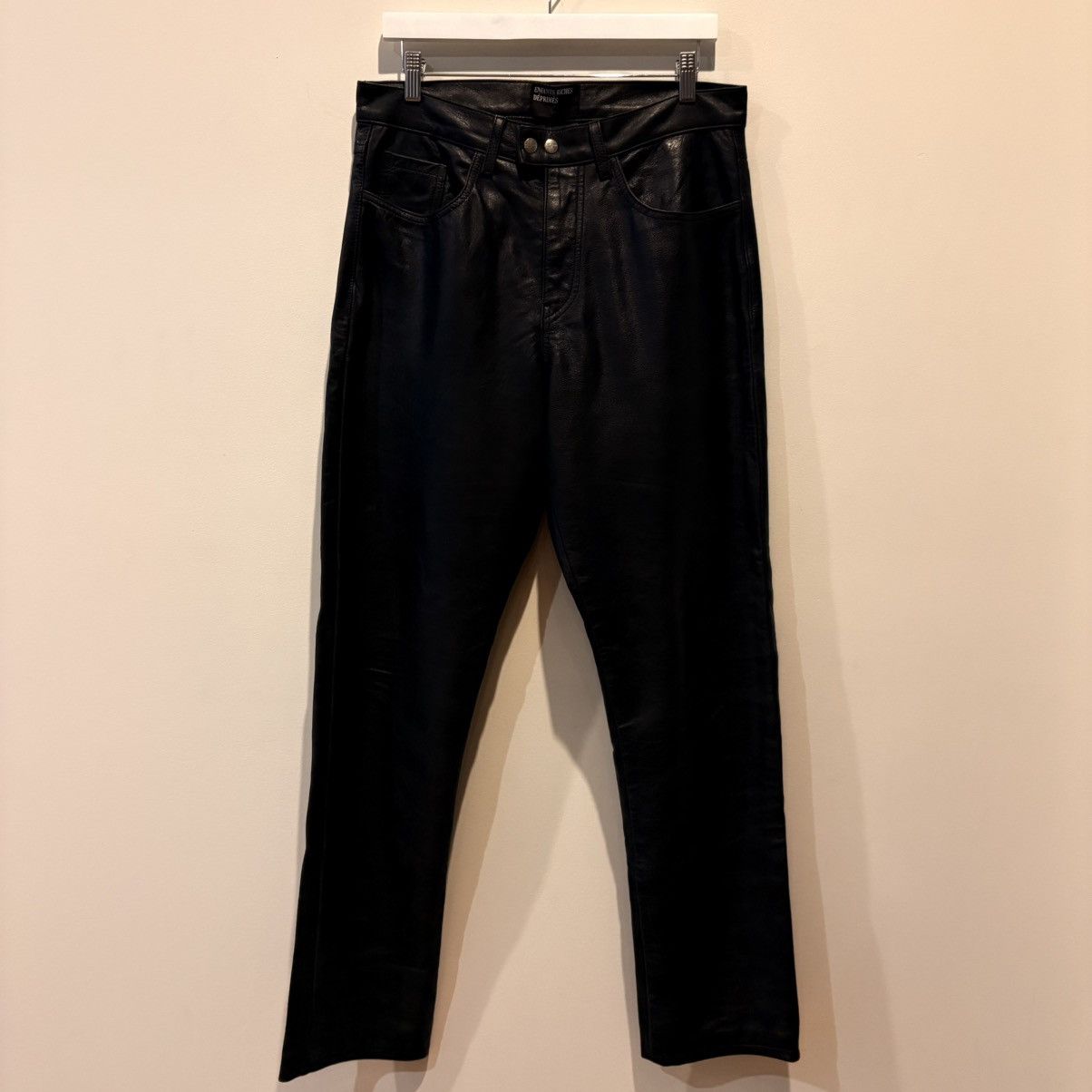 Enfants Riches Deprimes Enfants Riches Deprimes Straight Leg Leather Pants Size US 32 / EU 48 - 1 Thumbnail
