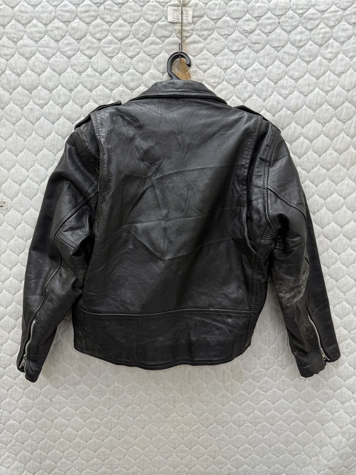 Genuine Leather 🔥🔥🔥ARCHIVE VINTAGE DOUBLE COLLAR LEATHER JACKET Size US M / EU 48-50 / 2 - 4 Thumbnail