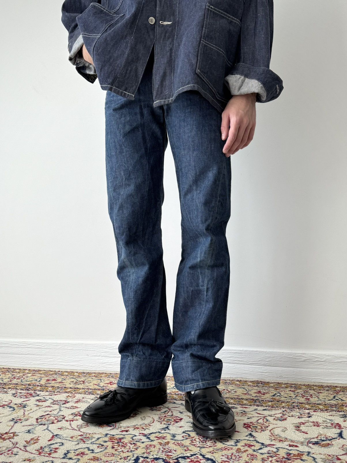 Levi's Vintage 00s Levi’s Engineered Twisted Jeans Pants Size US 28 / EU 44 - 2 Thumbnail