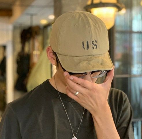 Vintage Thriffer HBT Mechanic Cap A3 Military US Army Cap Size ONE SIZE - 7 Thumbnail