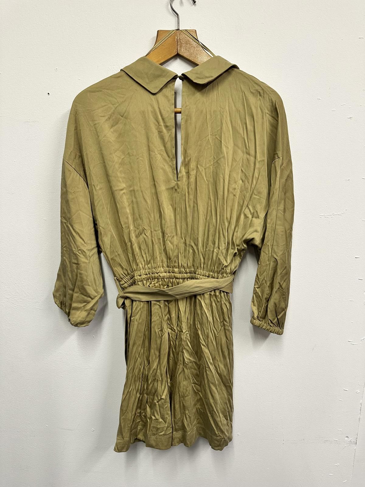 Other MNG Beige Wrap Dress with Belt Size S Size 28" / US 6 / IT 42 - 4 Thumbnail