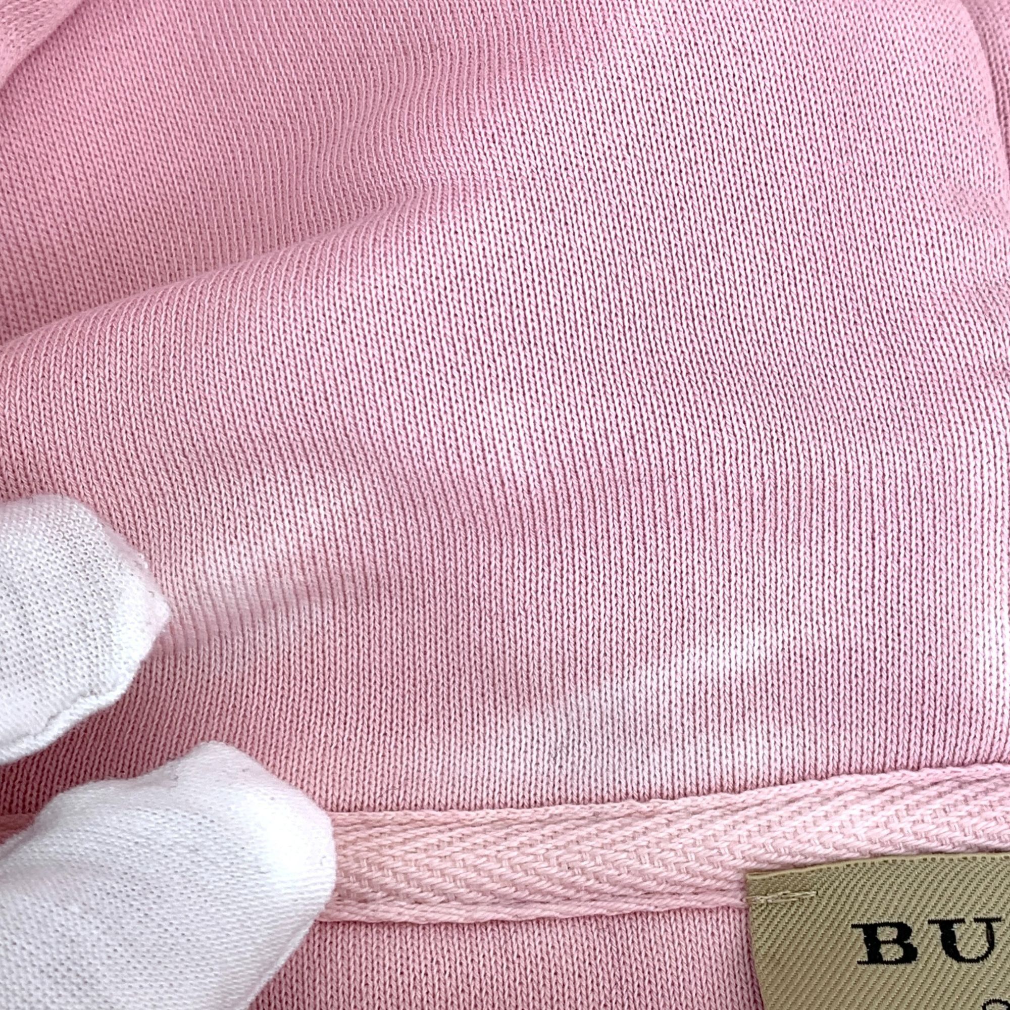 Burberry Burberry Pink Embroidered Cotton Hoodie XL Long-Sleeve Sweat Size XL / US 12-14 / IT 48-50 - 4 Thumbnail